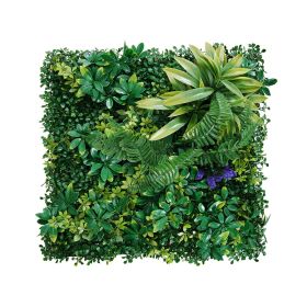 VEVOR Artificial Grass Wall Panels, 8 PCS 20 x 20 inch, 3D Combination Greenery Boxwood Panel for Indoor Outdoor Green Decor & Ivy Fence Covering