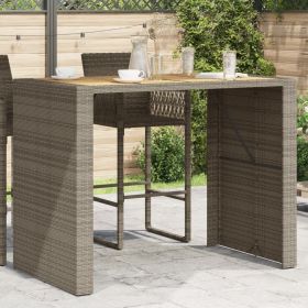 Garden Bar Table Grey