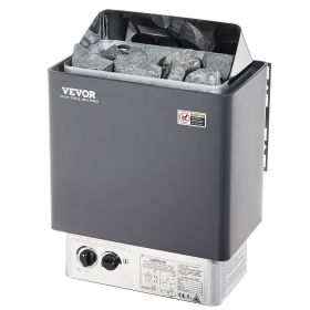 VEVOR Sauna Heater, 4.5KW 220V Electric Sauna Stove, Steam Bath Sauna Heater with Built-In Controls